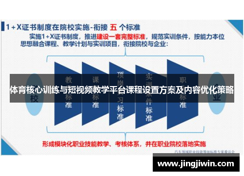 体育核心训练与短视频教学平台课程设置方案及内容优化策略